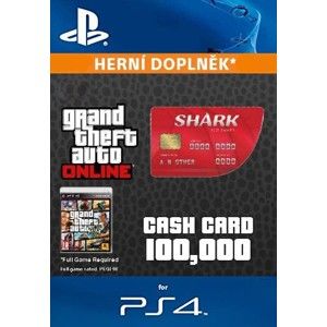 GTA Online Red Shark Cash Card - $100,000