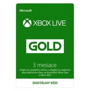 Xbox Live Gold - predplatné na 3 mesiace (kód online) TD