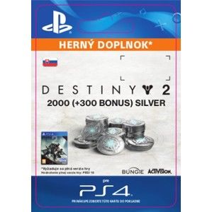 Destiny 2 - 2000 (+300 Bonus) Silver (pre SK účty)