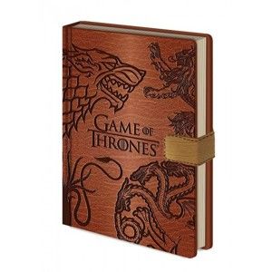 Zápisník PREMIUM Game Of Thrones - Sigils