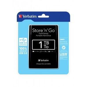 Verbatim 2.5" Store 'n' Go USB HDD 1TB, čierna