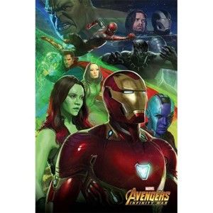 Plagát (68b) Avengers Infinity War - Iron Man 61 x 91,5cm