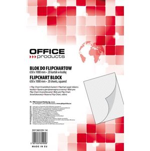 Flipchartový blok Office Products hladký 65x100cm 20 listů