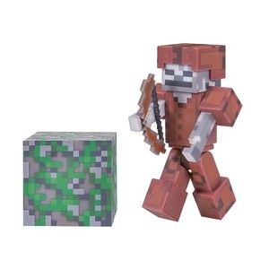 Figúrka Minecraft - Skeleton v koženej zbroji