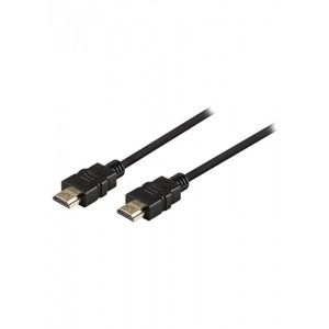 VALUELINE High Speed HDMI kábel s ethernetom/ konektory HDMI – HDMI/ čierny/ 1,5m