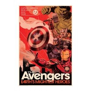 Plagát Avengers - Golden Age Hero Propaganda (043)