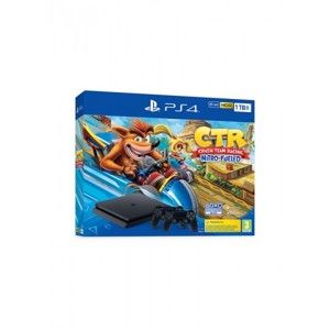 PlayStation 4 Slim Konzola 1TB + Crash Team Racing + Extra DS4