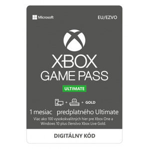 Xbox Game Pass Ultimate - predplatné 1 mesiac (digitálna verzia)
