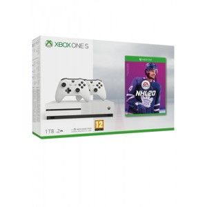 XBOX ONE S Konzola 1TB + NHL 20 + 2x Controller