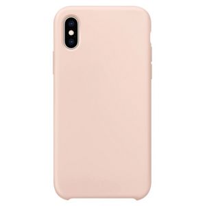 Xqisit Silicone Case pro iPhone XS/X růžová