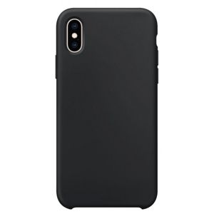 Xqisit Silicone Case pro iPhone XS Max černá