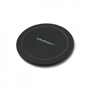 Qoltec Ring Induction Wireless Charger 10W černý