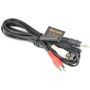 Accura Premium kabel miniJack - 2x RCA, 2.5m [ACC2055]