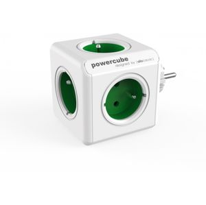 PowerCube Original 5 zásuvek, zelená