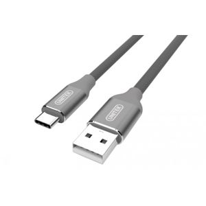 Unitek kabel USB-C 1.0m šedý [Y-C4025AGY]