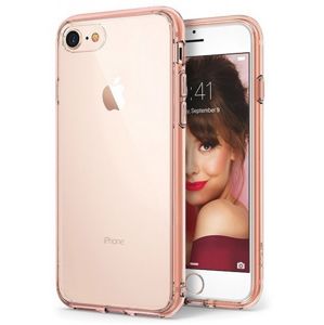 Ringke Fusion pro iPhone 7/8 růžovo-zlatý