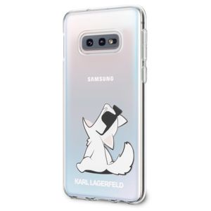 Karl Lagerfeld Hard Case pro Samsung Galaxy S10e průsvitný/Choupette Fun