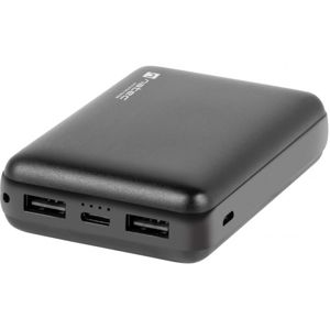 Natec Extreme Media Compact 10000 mAh 2X USB-A + 1X USB-C černý NPB-1415