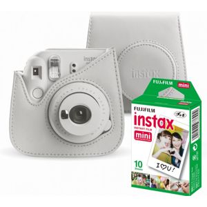 Fujifilm Instax Mini 9 bílý + pouzdro a film