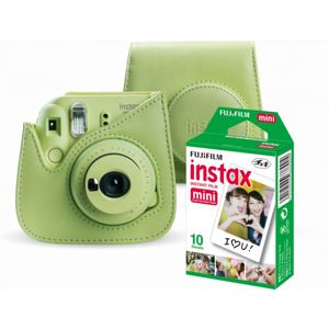 Fujifilm Instax Mini 9 zelený + pouzdro a film