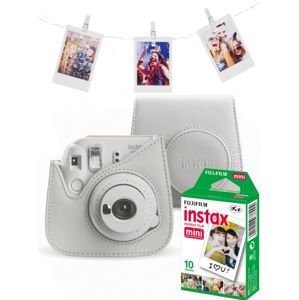 Fujifilm Instax Mini 9 bílý set (pouzdro, film, kolíčky)