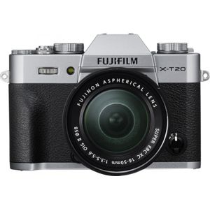 Fujifilm FinePix X-T20 + objektiv 16-50mm stříbrný