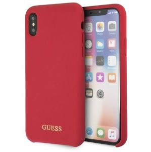 Guess Hard Case Silicone pro iPhone X červené
