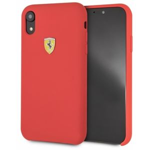 Ferrari Hardcase pro iPhone XR červený silikonový