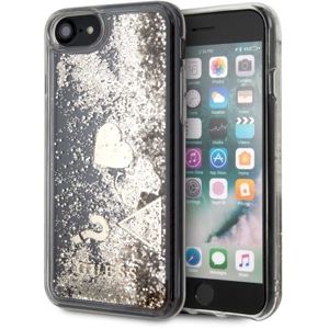 Guess Hard Case pro iPhone 7/8 zlatý/Glitter Hearts