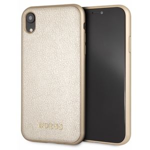 Guess Hard Case pro iPhone XR zlatý/Iridescent