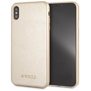 Guess Hard Case pro iPhone XS Max zlatý/Iridescent