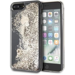 Guess Hard Case pro iPhone 7 Plus/8 Plus zlatý/Glitter Hearts