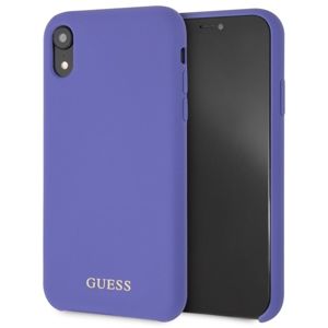 Guess Hard Case pro iPhone XR fialový/Silicone