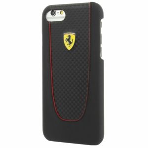 Ferrari Hardcase pro iPhone 7 černé/pit stop [FEPIHCP7BK]