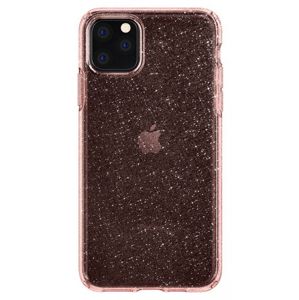Pouzdro Spigen Liquid Crystal Glitter iPhone 11 Pro růžový