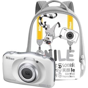 Nikon COOLPIX W150 bílý + batoh