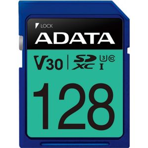 ADATA Premier Pro SDXC 128GB 100R/80W UHS-I U3 Class 10 A2 V30S ASDX128GUI3V30S-R