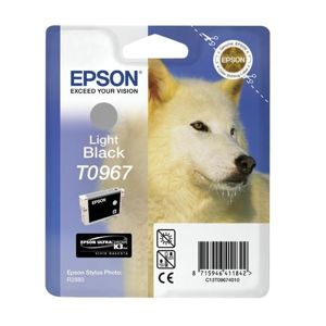 Epson T0967 Ultrachrome světlá černá C13T09674010 - originální