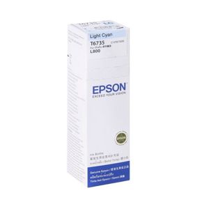 Epson T6735 L800 70 ml světlá azurová C13T67344A - originální