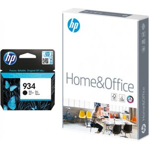 HP No. 934 černý+papír HP Home & Office - originální