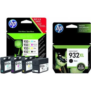 HP No. 932 XL + 933 XL [Combo Pack] + HP No. 932 XL černá