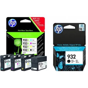 HP No. 932 XL + 933 XL [Combo Pack] + HP No. 932 černá