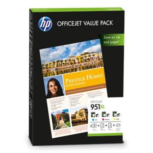 HP No. 951XL - (CR712AE) office value pack + papír 75 str /A4/210 x 297 mm