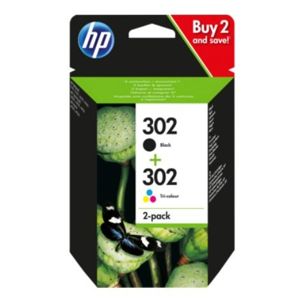HP No. 302 (X4D37AE) ComboPack černá + barevná - originální