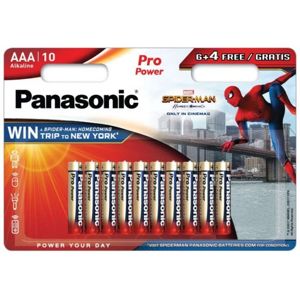 Panasonic Pro Power Gold AAA Spider Man 10ks