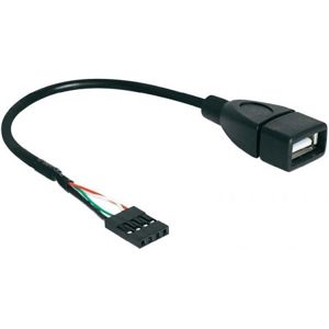 DeLock adaptér USB 2.0 4pin header 20cm - 83291