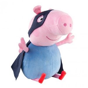 TY Beanie Babies Lic Peppa Pig George Superhero 96282