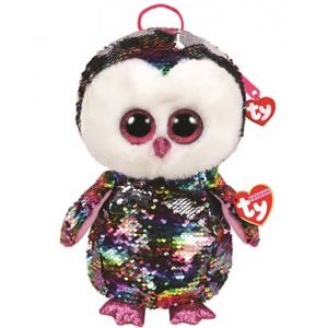 TY Fashion Sequins backpack OWEN owl 95023