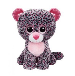 TY Beanie Boos TASHA pink/grey leopard XL 99996