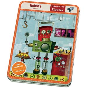 Mudpuppy MP21397 magnetické figurky Roboti